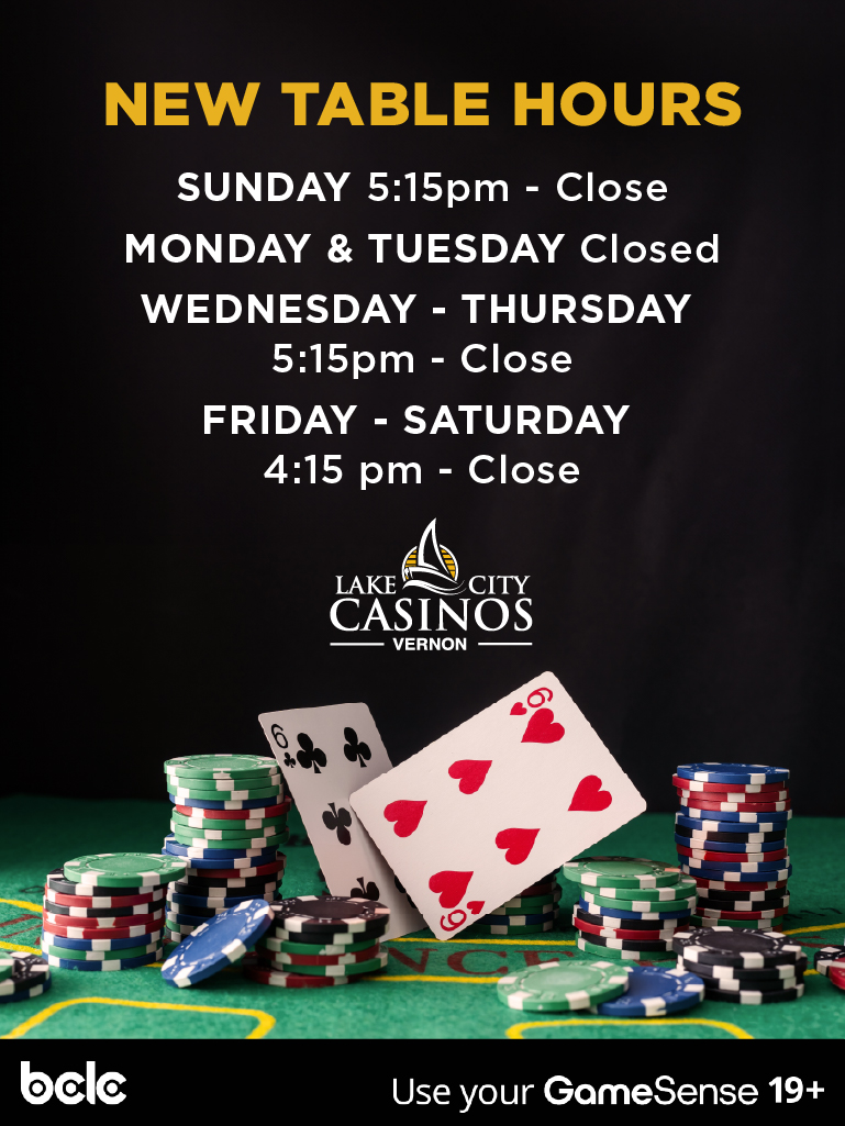 New Table Hours